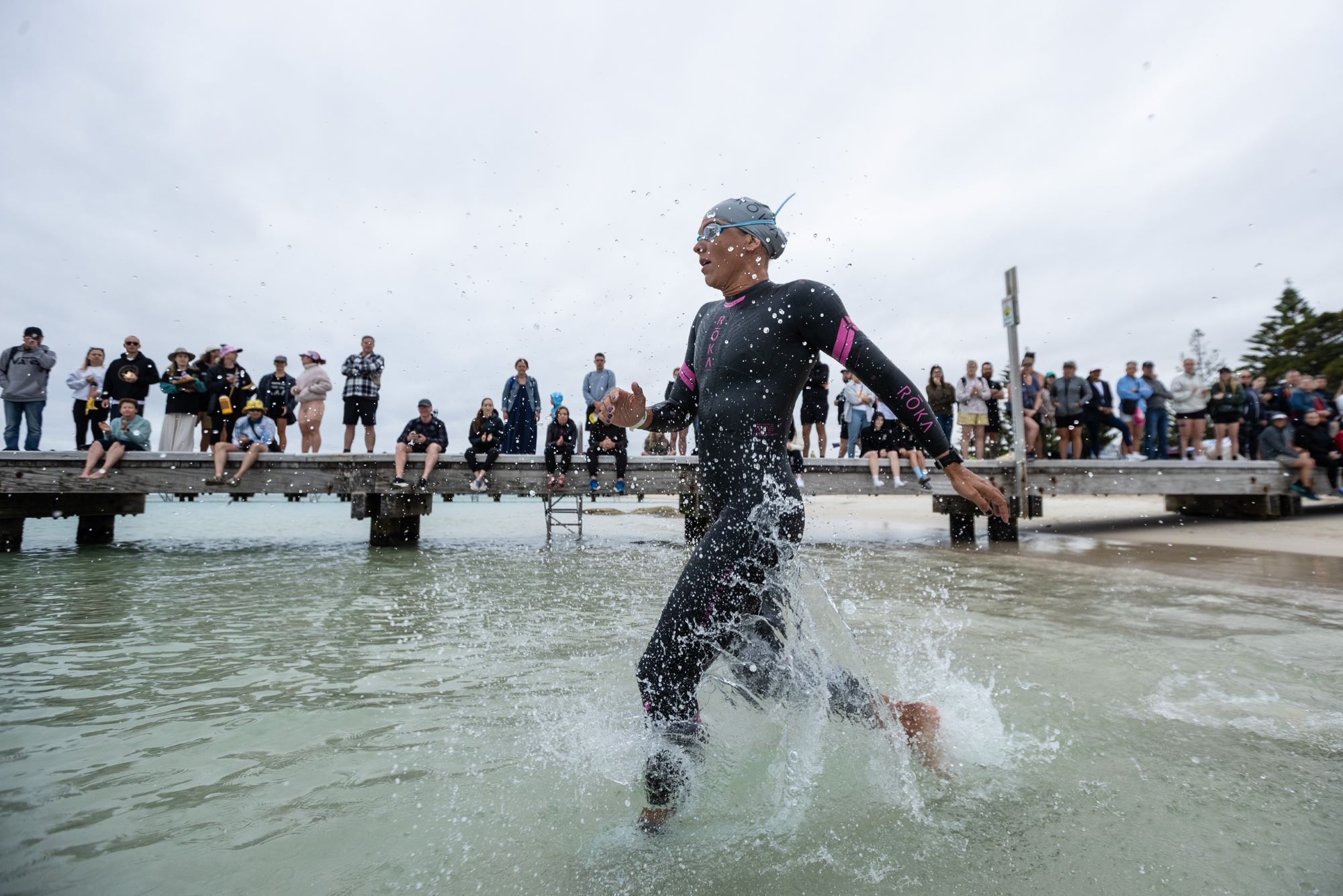 Racing underway at Ironman Western Australia