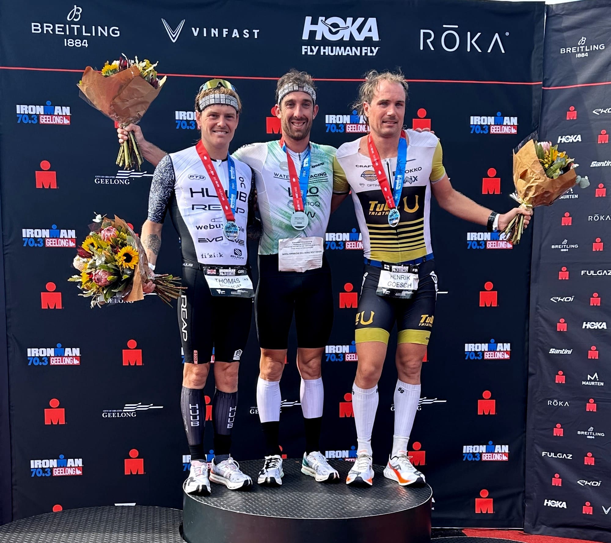Victories for Osborne & Salthouse at 2024 Ironman 70.3 Geelong