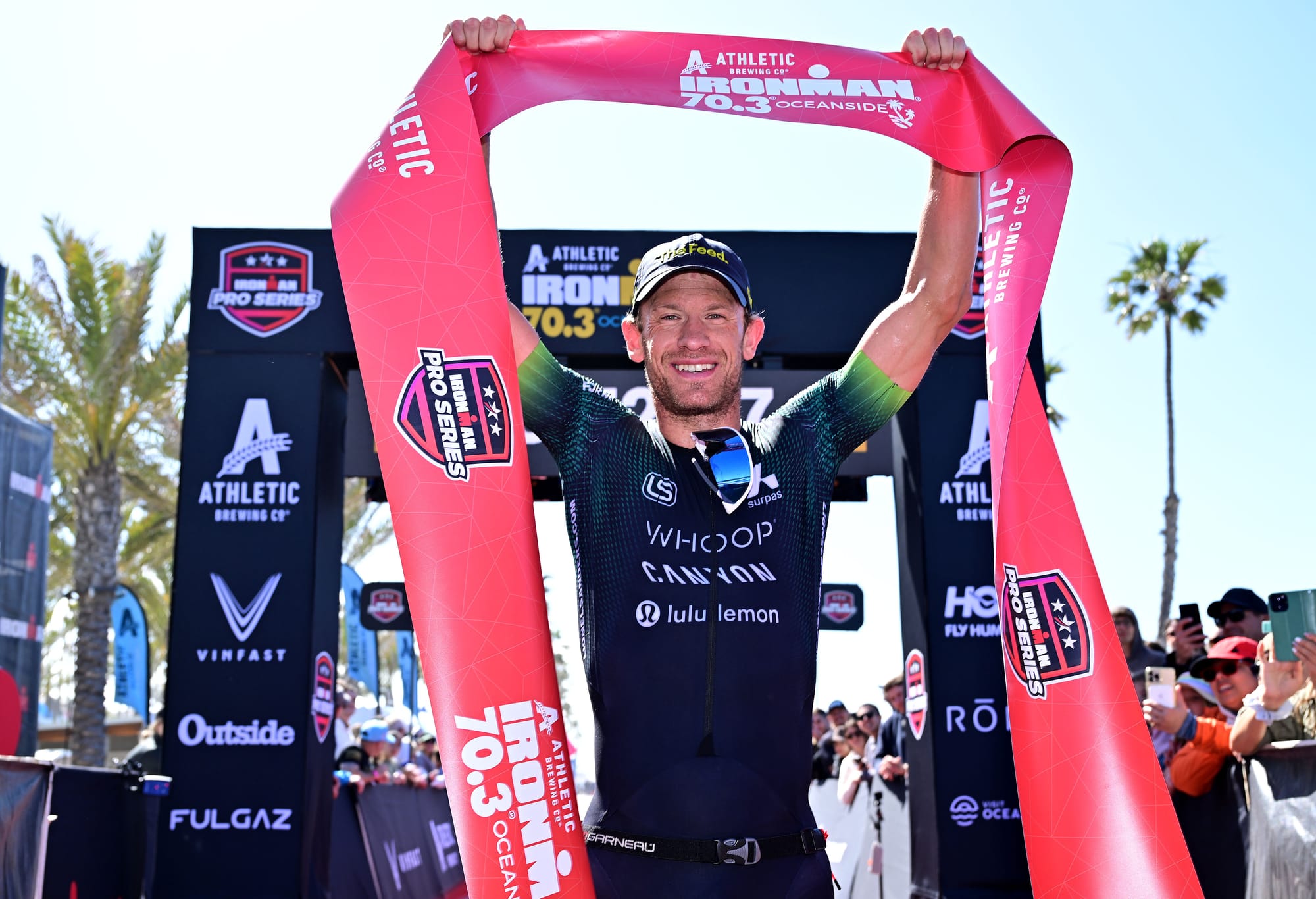Knibb and Sanders Win in Thrilling Ironman 70.3 Oceanside Pro Series Opener