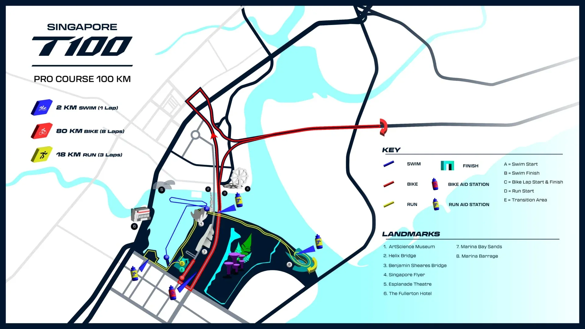 Singapore Sizzles as T100 Triathletes Prepare to Battle the Heat