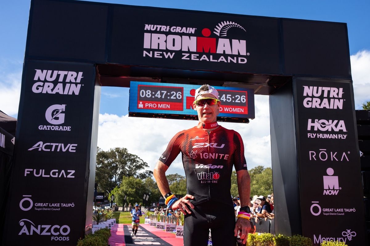 Cameron Brown Bids Farewell to  Ironman New Zealand with a Solid Finish