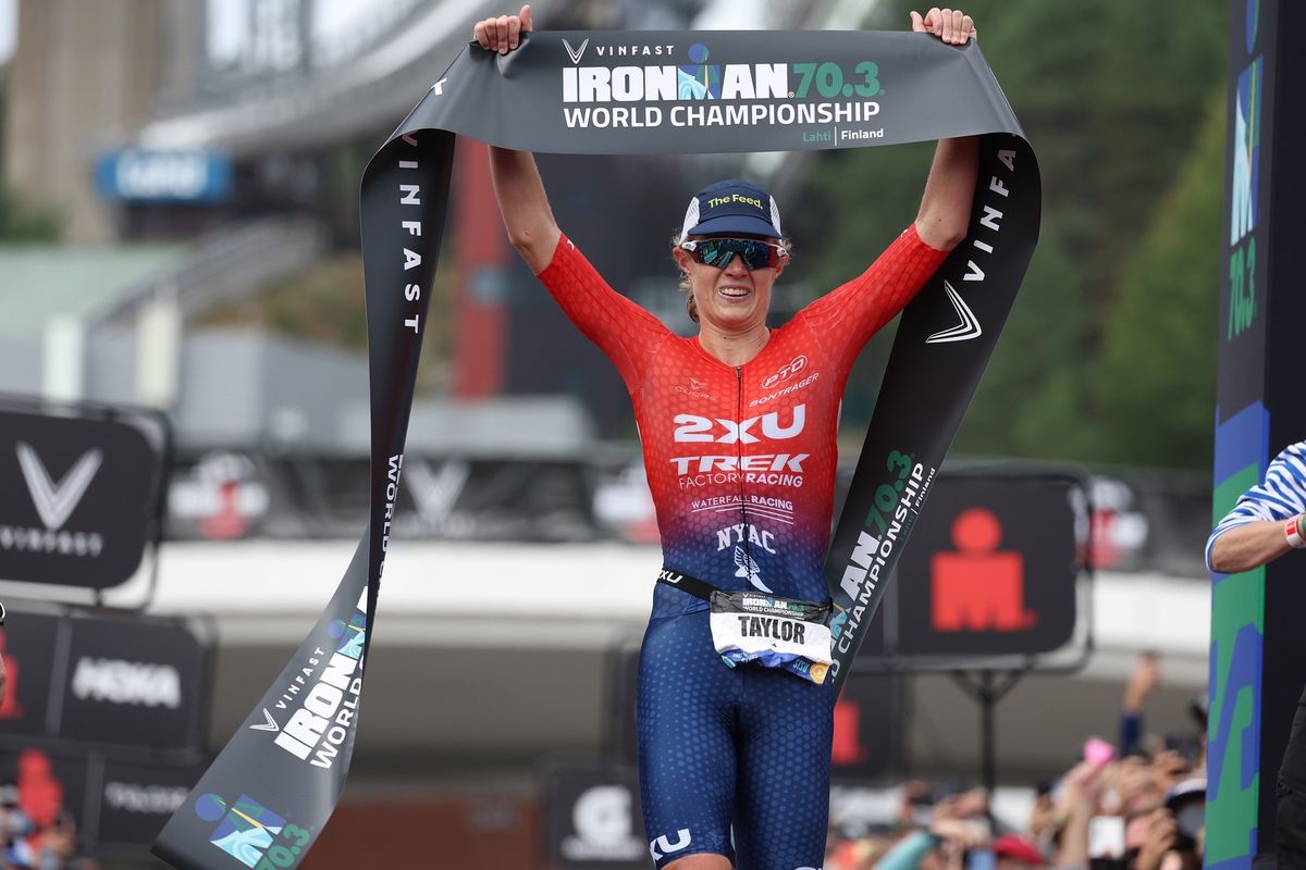 Knibb Conquers in Lahti for Back-to-Back 70.3 World Titles