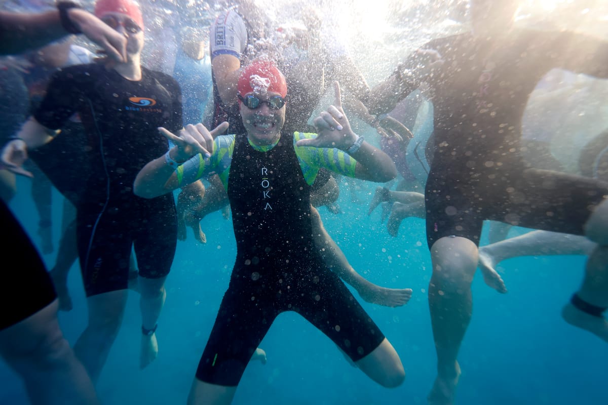 Beneath the Waves: Iconic Swim Snapshots from the Women's 2023 Ironman World Championship