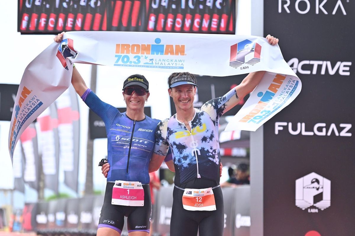 Australian Power Duo Gentle and Amberger Clinch Titles at 2023 Ironman 70.3 Asia Pacific Championship