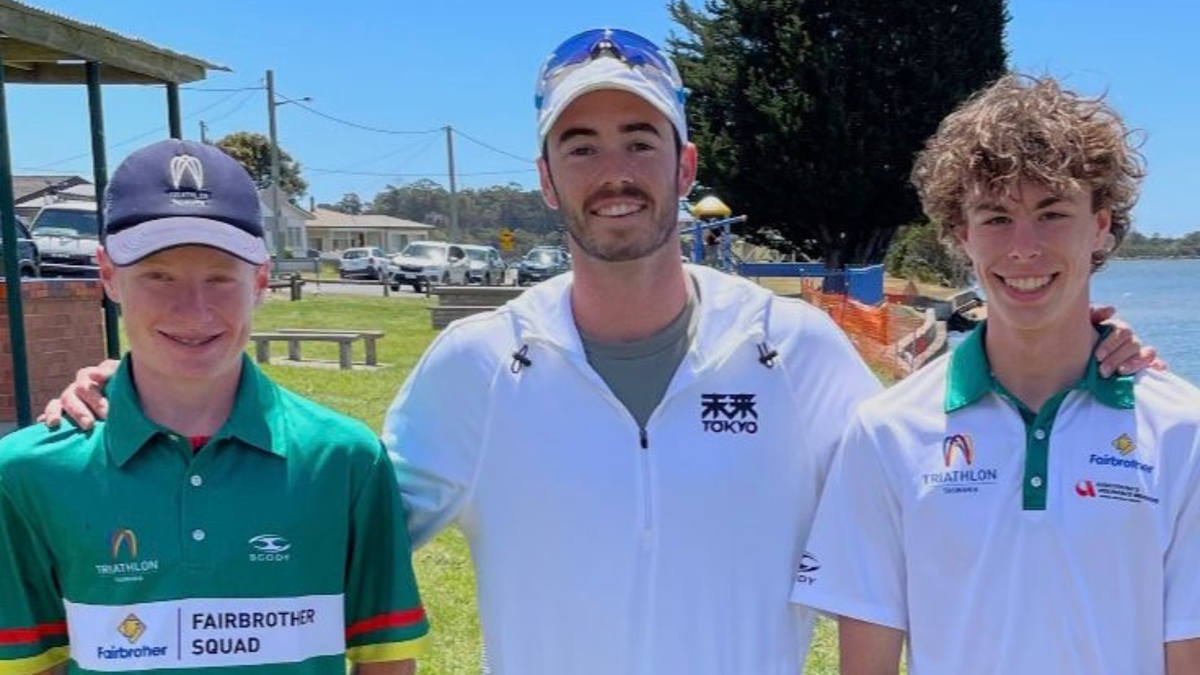 Tassie Teen Triathletes se chystají zazářit, když se Birtwhistle chystá předat štafetu
