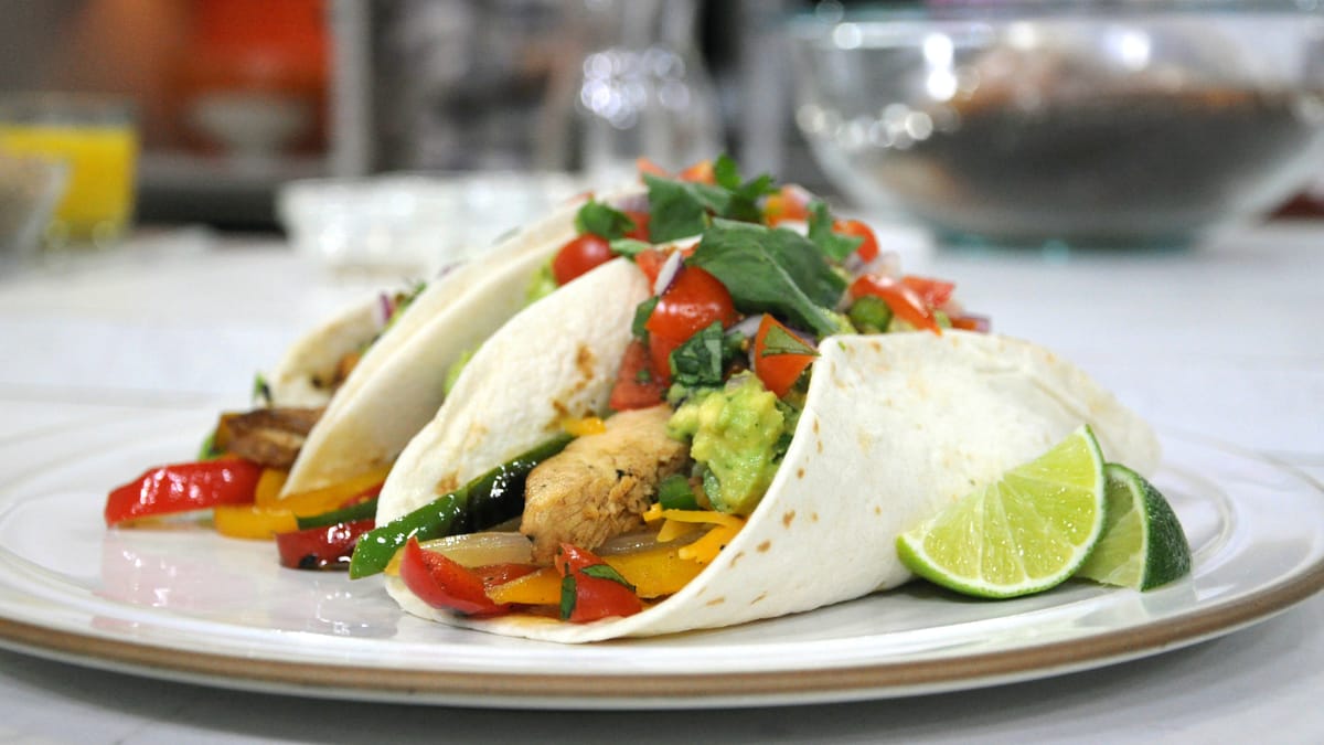 Ironman and Triathlon Recipes – Fajitas