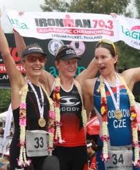Michael Raelert and Melissa Rollison win Ironman 70.3 Asia Pacific Championship 2011 in Phuket