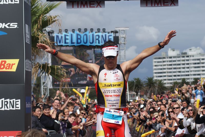Craig Alexander wins Inaugural Ironman Melbourne