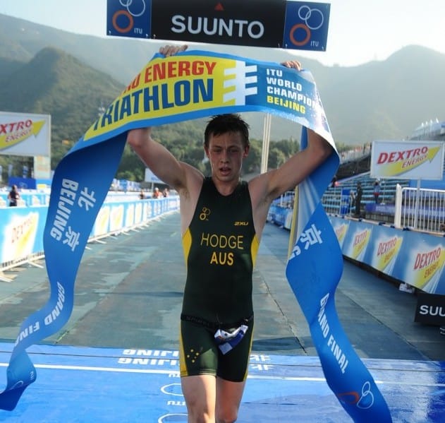 James Hodge and Felicity Sheedy-Ryan win Ironman 70.3 Busselton 2012