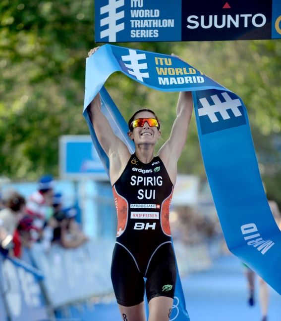 Nicola Spirig wins her second ITU World Triathlon Madrid Title