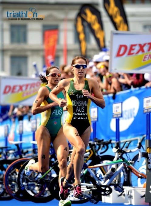 Erin Densham and Emma Moffatt 1-2 at Hamburg ITU World Triathlon Series