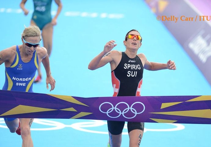 Nicola Spirig wins Olympic Triathlon Gold by the Narrowest of Margins
