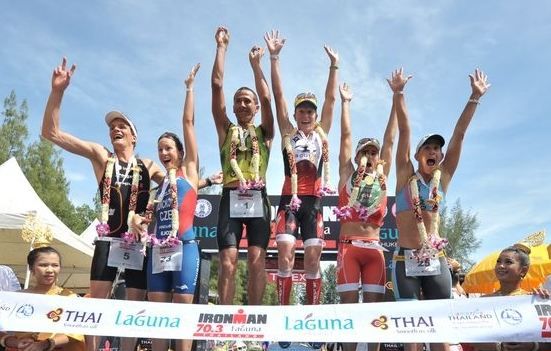 Chris McCormack and Melissa Hauschildt make it an Australian Triathlon Double at Ironman 70.3 Laguna Phuket