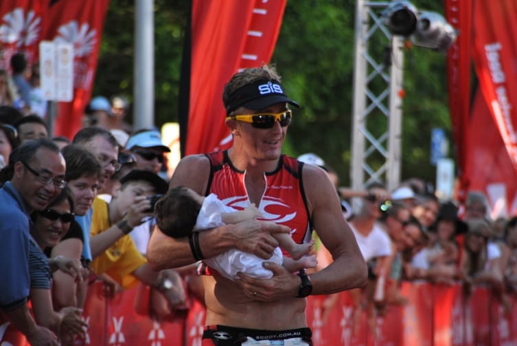 Matty White and Rebekah Keat at Busselton to win Ironman Western Australia Titles