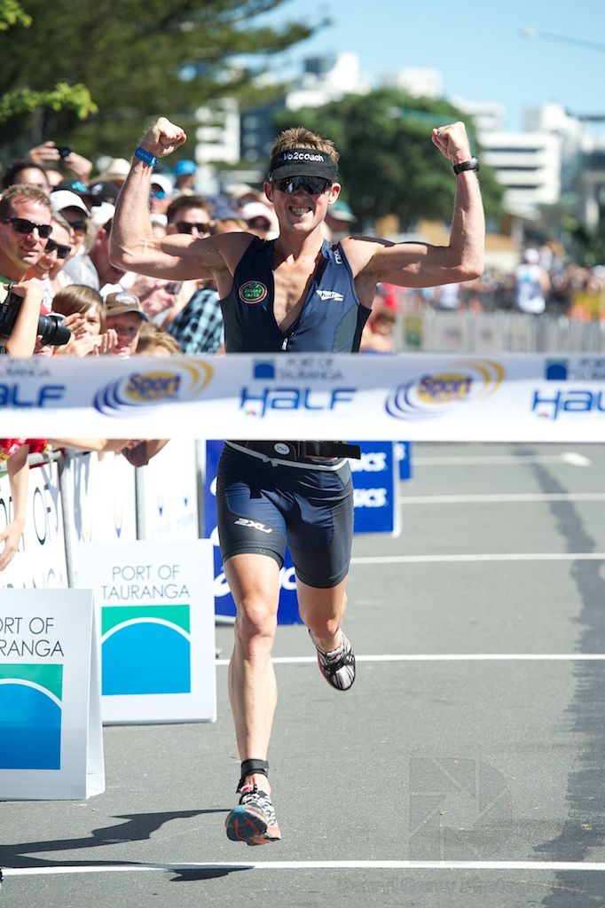 Graham O’Grady and Gina Crawford win Port of Tauranga Half Iron Distance Triathlon