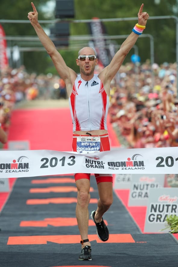 Bevan Docherty Breaks Course Record to win Ironman New Zealand