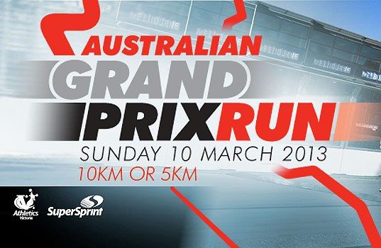 Australian Gran Prix Run – 10km and 5km on the Formula One Track