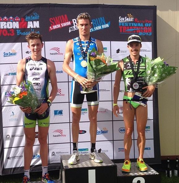 Brad Kahlefeldt and Liz Blatchford take out the professional wins at Ironman 70.3 Busselton 2013