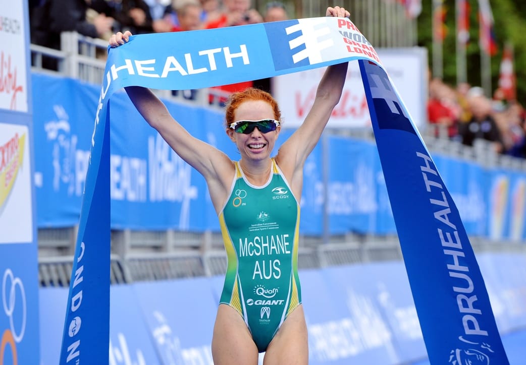 Charlotte McShane wins gold in the Women’s ITU Under 23 World Triathlon Championship