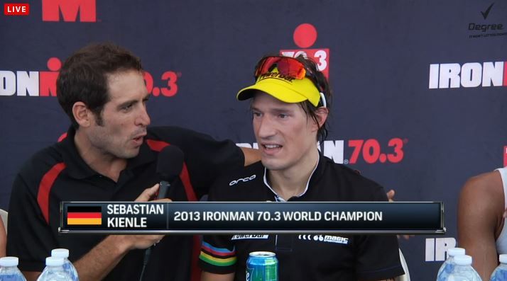 Sebastian Kienle wins his second Ironman 70.3 World Championship in 2013