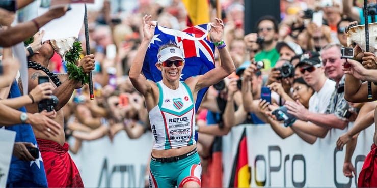 Mirinda Carfrae is crowned 2013 GoPro Ironman World Champion in Kona
