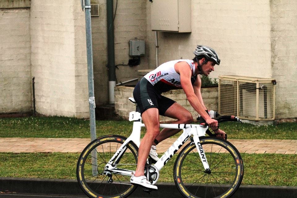 James Davy wins Huskisson triseries Olympic distance triathlon