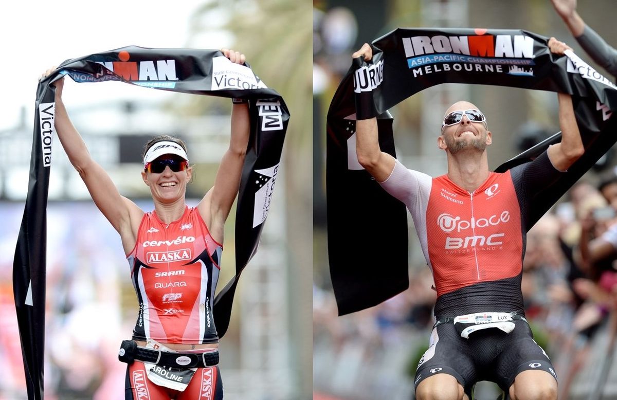 Dirk Bockel and Caroline Steffen win Ironman Melbourne 2014