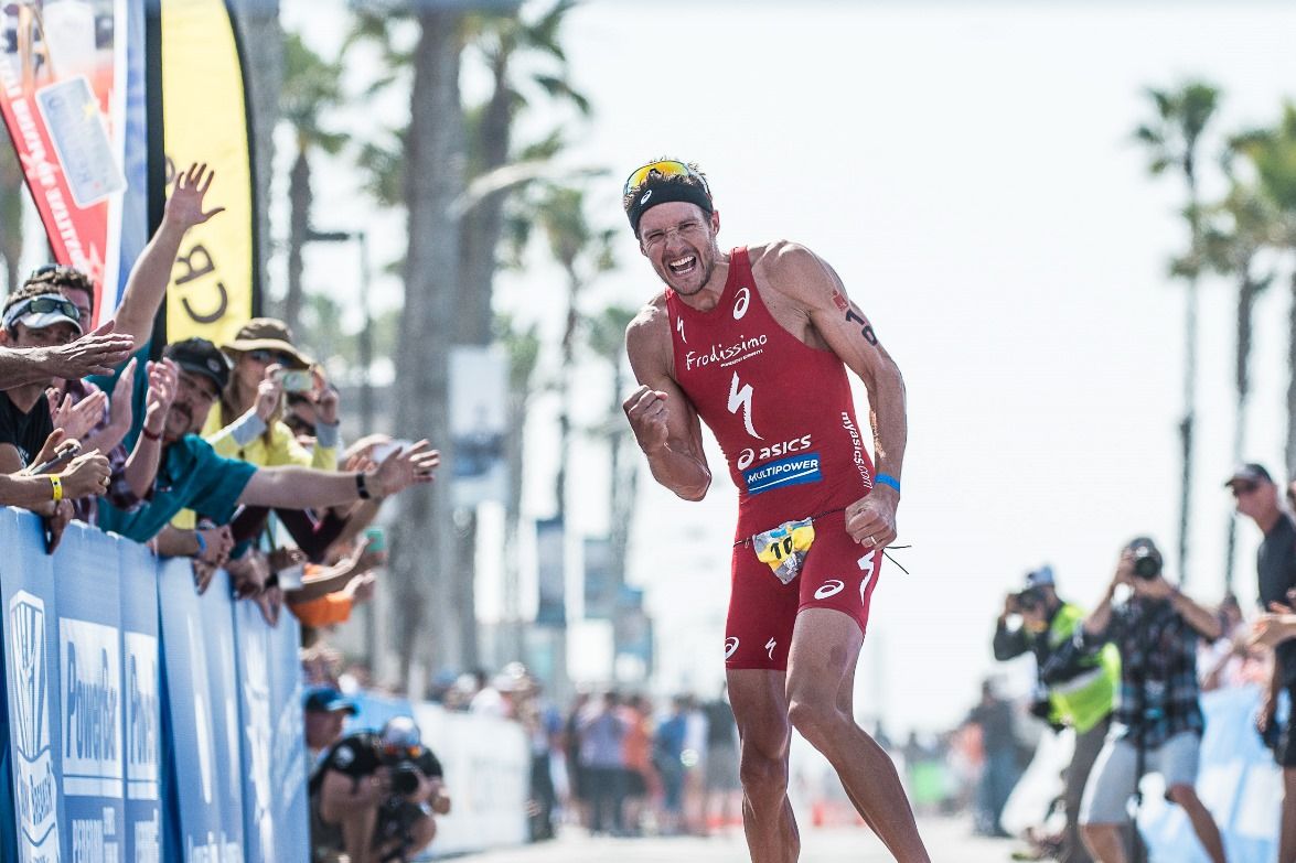 Course records fall as Jan Frodeno and Heather Wurtele dominate Accenture Ironman 70.3 California Oceanside
