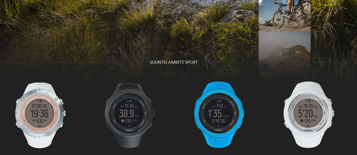 Suunto’s first Bluetooth Smart compatible product family including the Ambit3 GPS sport watch