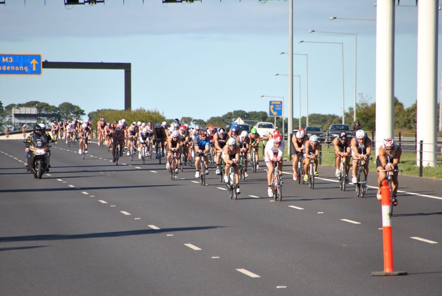 Ironman Melbourne and The Rolling Swim Start by Luke Whitmore