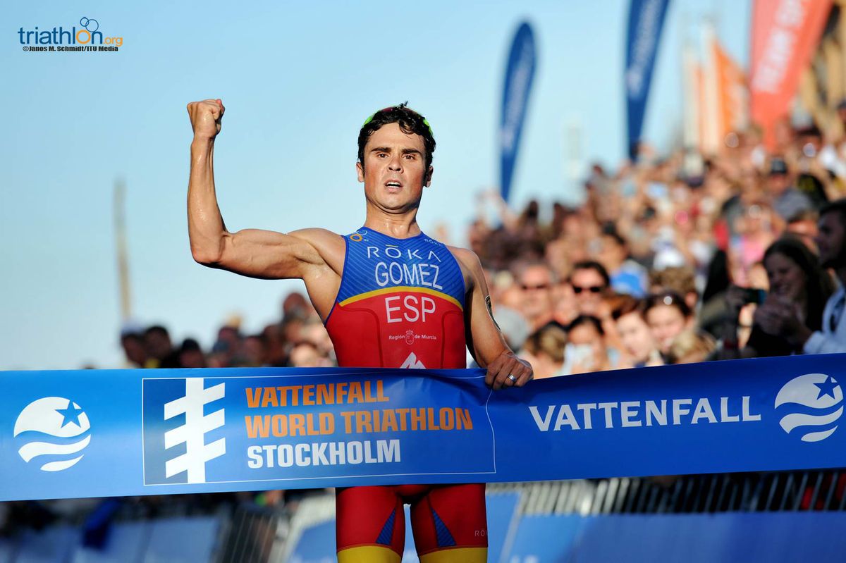 Javier Gomez amps up his drive for five World Titles with win at ITU World Triathlon Stockholm