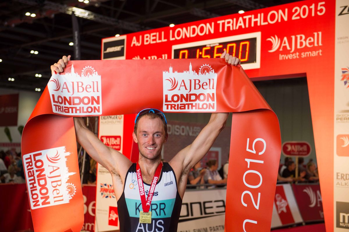 Australian Peter Kerr wins AJ Bell London Triathlon