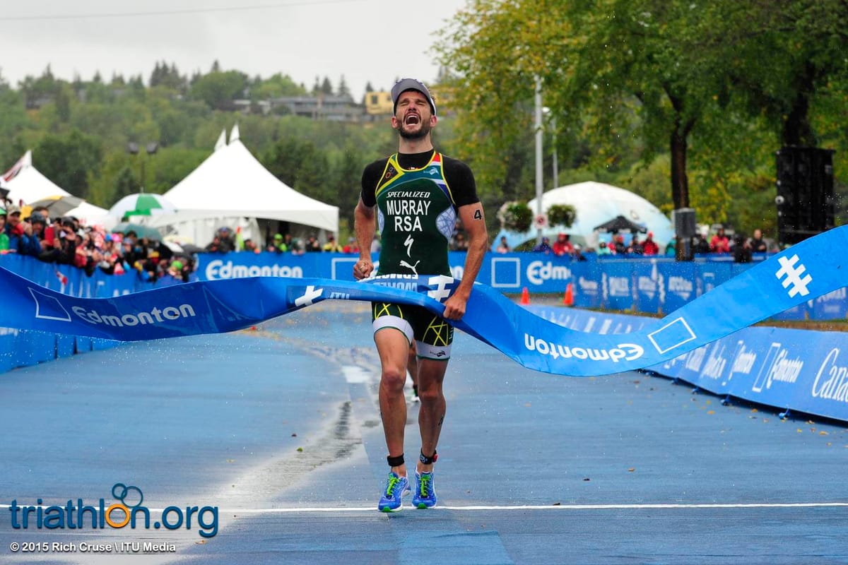 Richard Murray clinches second-ever ITU World Triathlon Series title in Edmonton