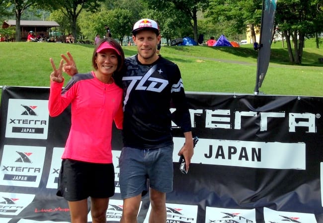 Courtney Atkinson and Mieko Carey XTERRA Japan Champions