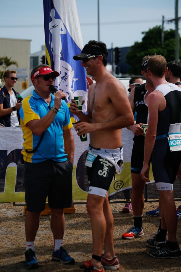Matthew Isbister headlines this Sundays Queensland Gatorade Triathlon Series at Raby Bay