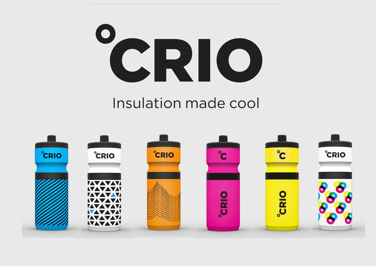 Hate drinking warm water while on a ride? Enter the cool CRIO drink bottle