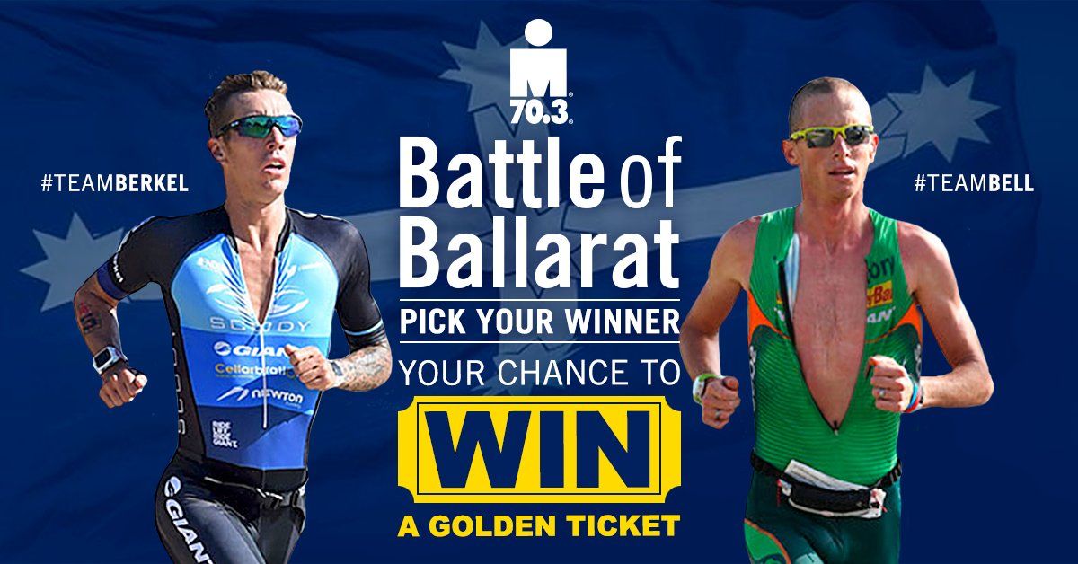 Tim Berkel and Luke Bell are looking to set the record straight at Ironman Ballarat 70.3