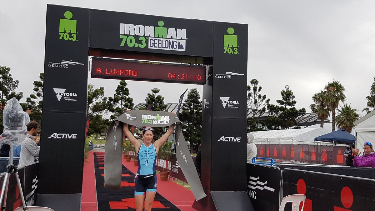 Luxford goes one better at Ironman 70.3 Geelong