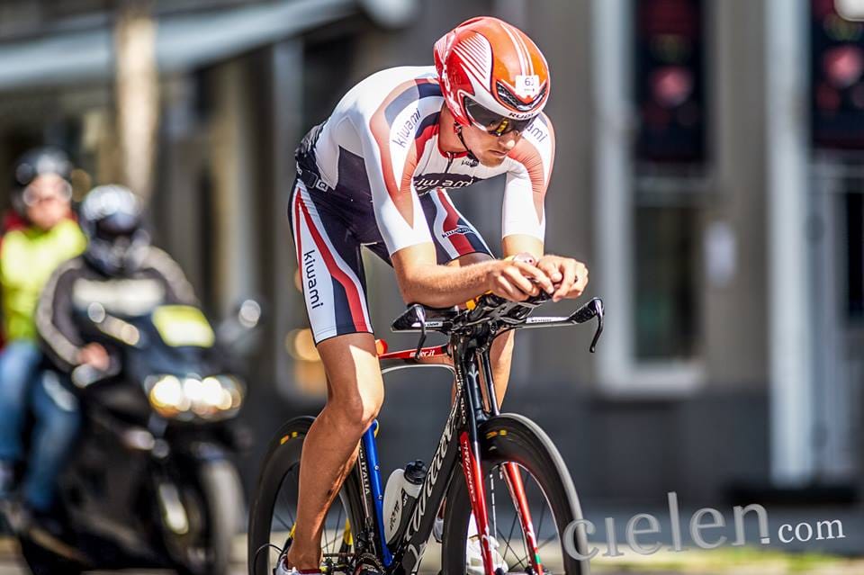 Pro Son Rodolphe “Rudy” von Berg and Father Rodolphe von Berg Together at Ironman 70.3 European Championship