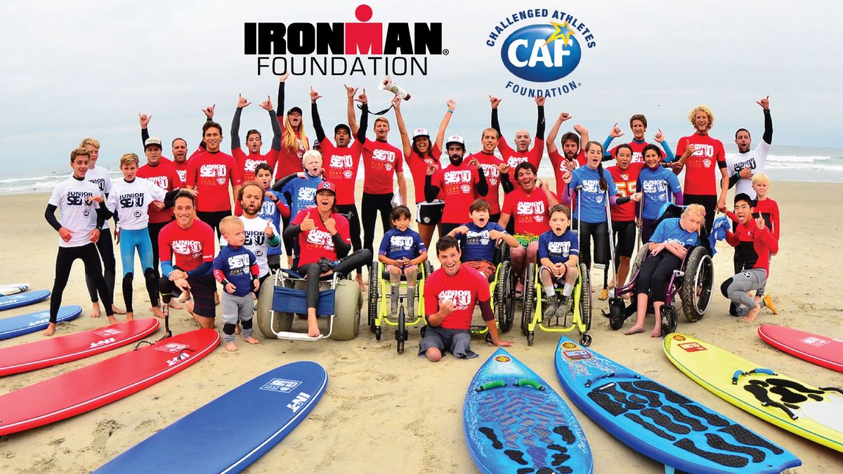 Ironman Foundation and Challenged Athletes Foundation Team Up for Junior Seau Adaptive Surf Clinic in Oceanside