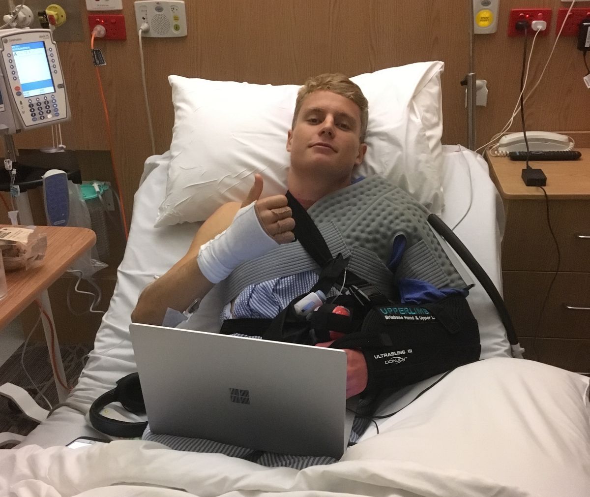 Matthew Hauser’s Bike Crash Injury & Recovery