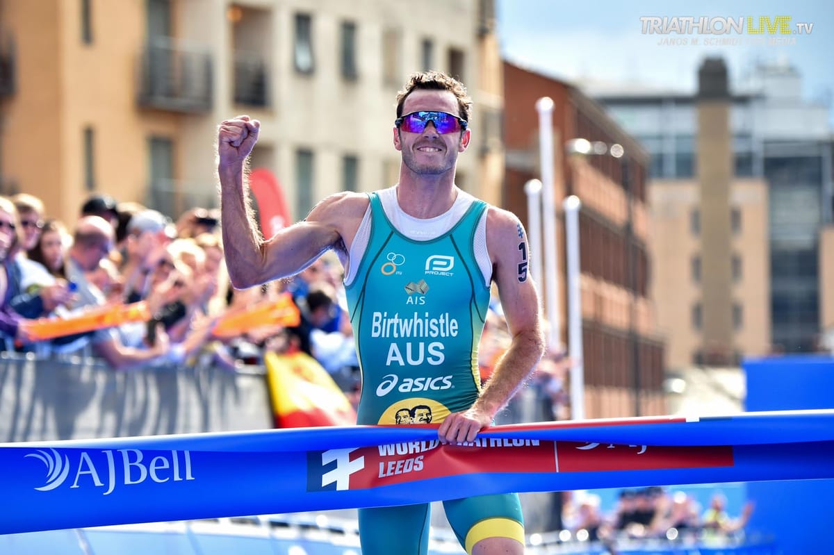 Jake Birtwhistle wins maiden World Triathlon Series title in Leeds