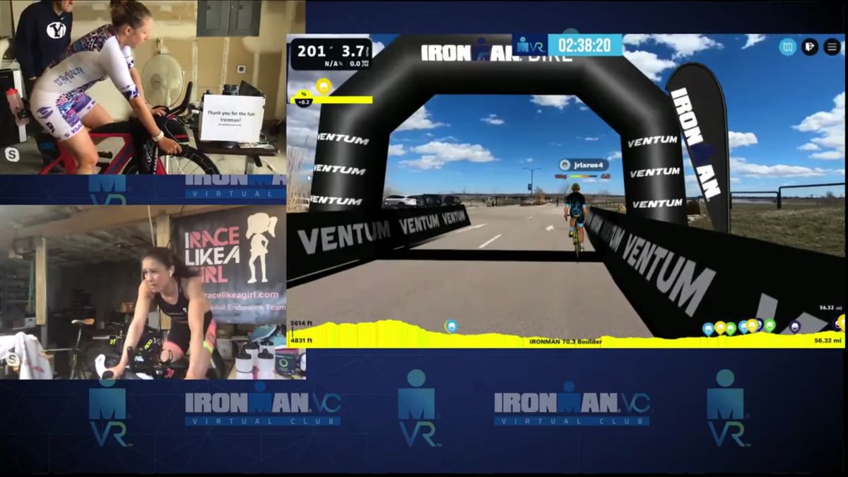 First day of racing sees Jocelyn McCauley wins first Ironman VR Pro Challenge