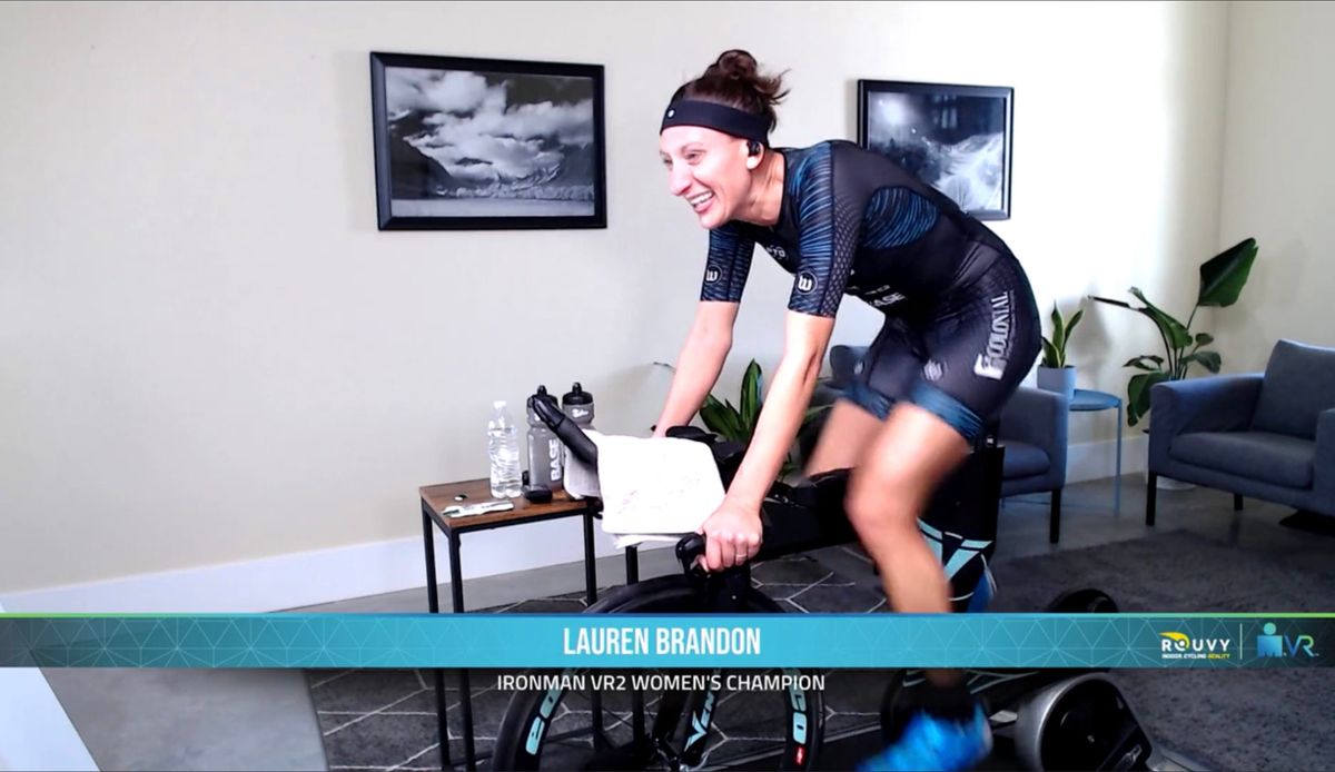 Lauren Brandon Secures Victory During The Women’s Ironman VR2 Pro Challenge