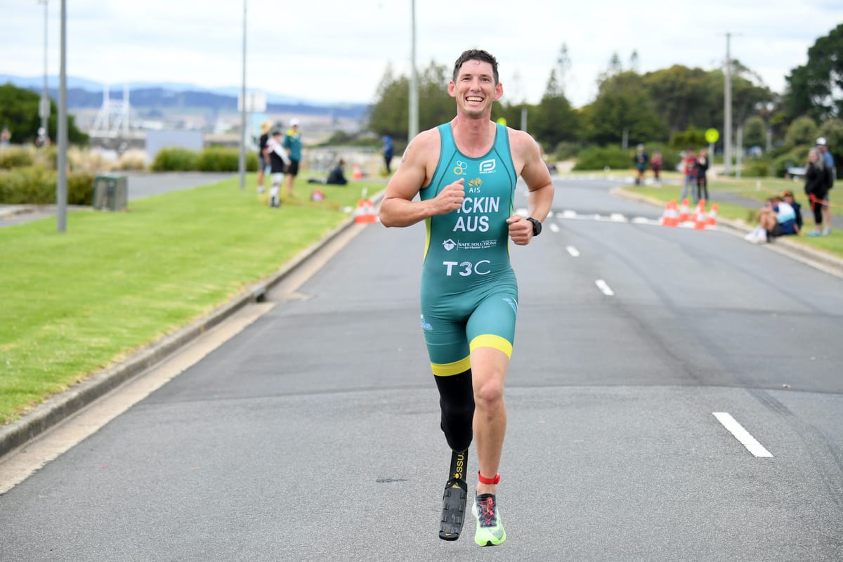 Paratriathletes all class in Devonport