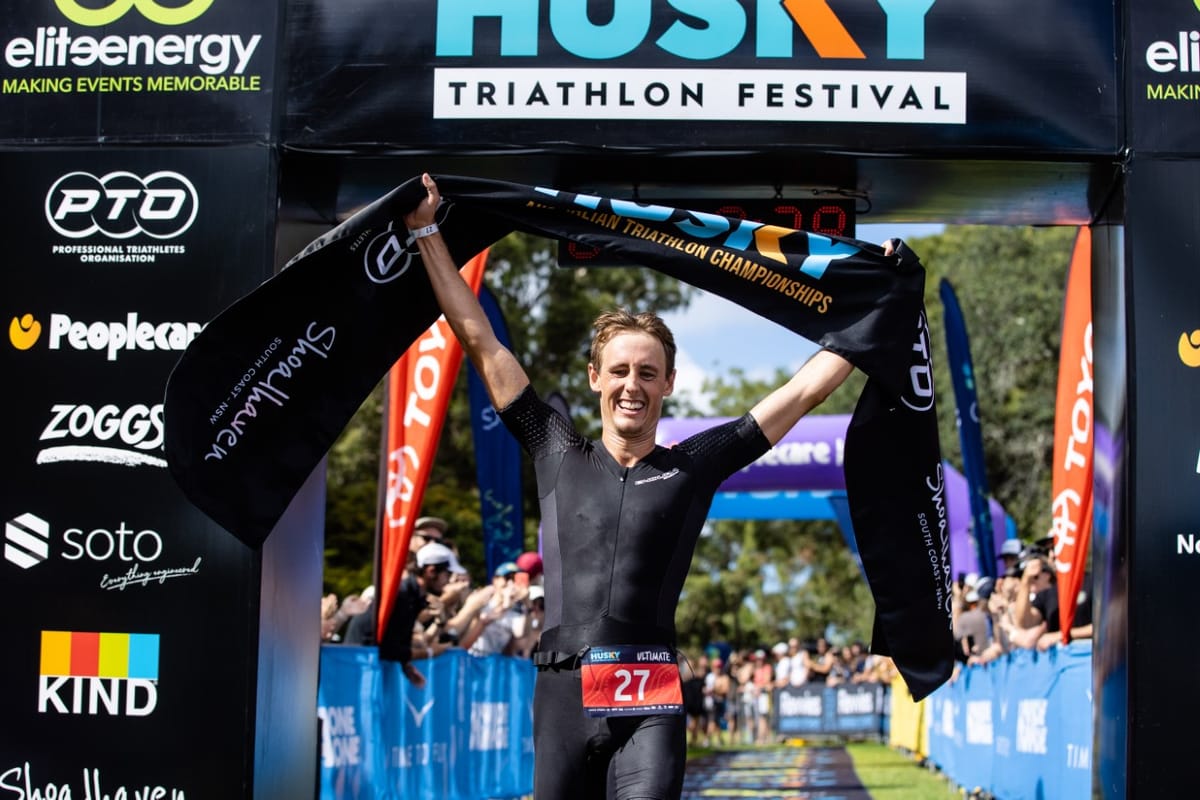 Simon Hearn wins Shimano Husky Men’s Australia Triathlon Championship