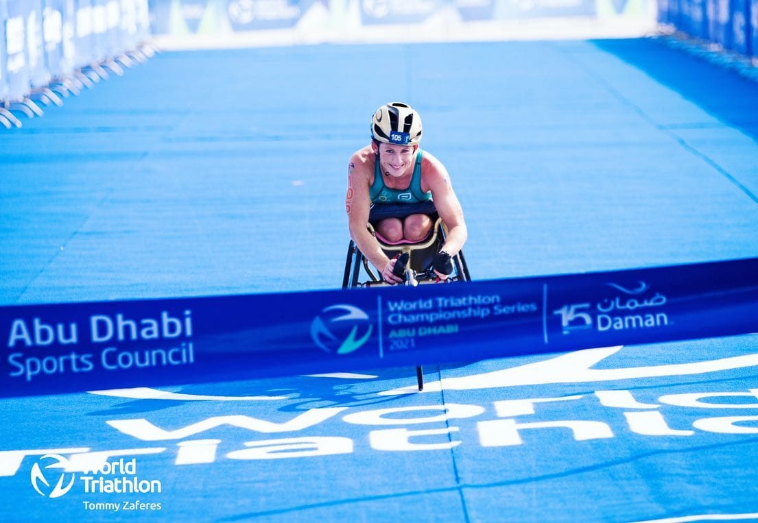 Lauren Parker Wins Her Second Paratriathlon World Crown In Abu Dhabi