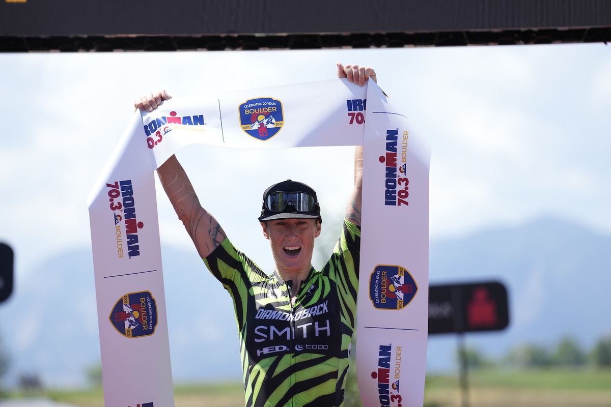 Matthew Sharpe and Rach McBride Claim Victories at 2022 Ironman 70.3 Boulder