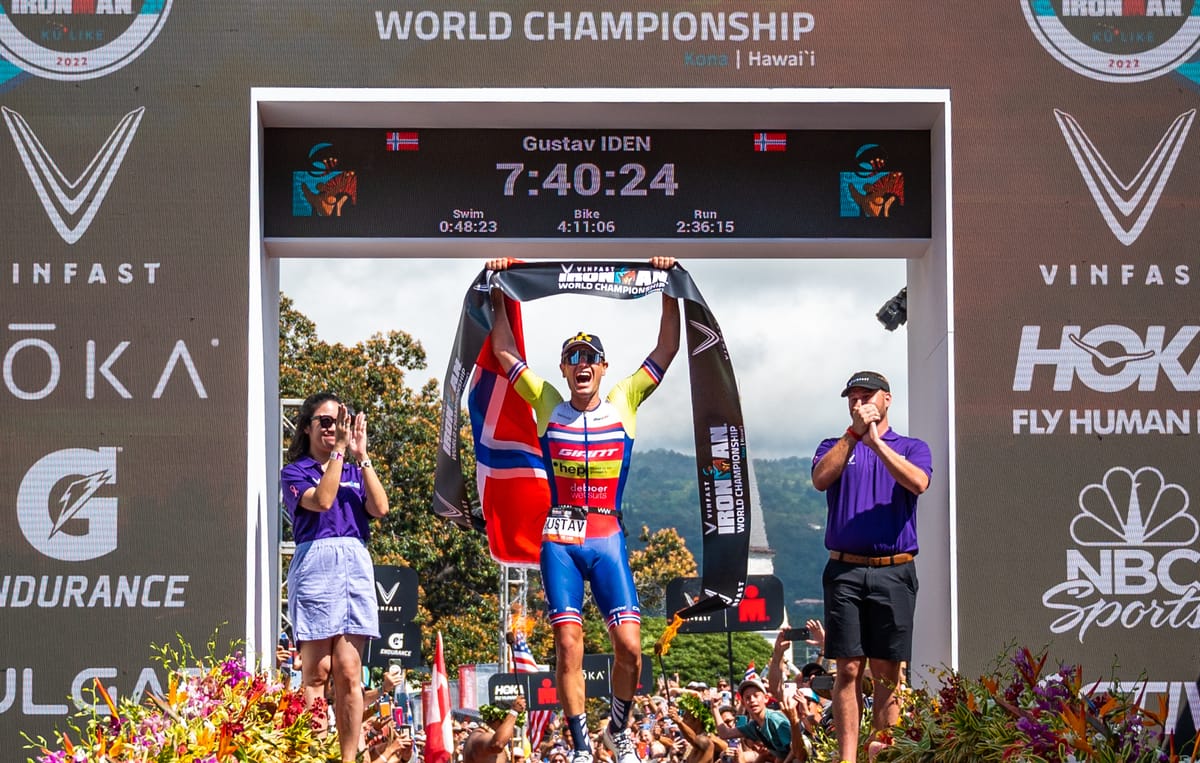 Norwegian Rookie Gustav Iden Captures First Ironman World Championship at 2022 Ironman World Championship