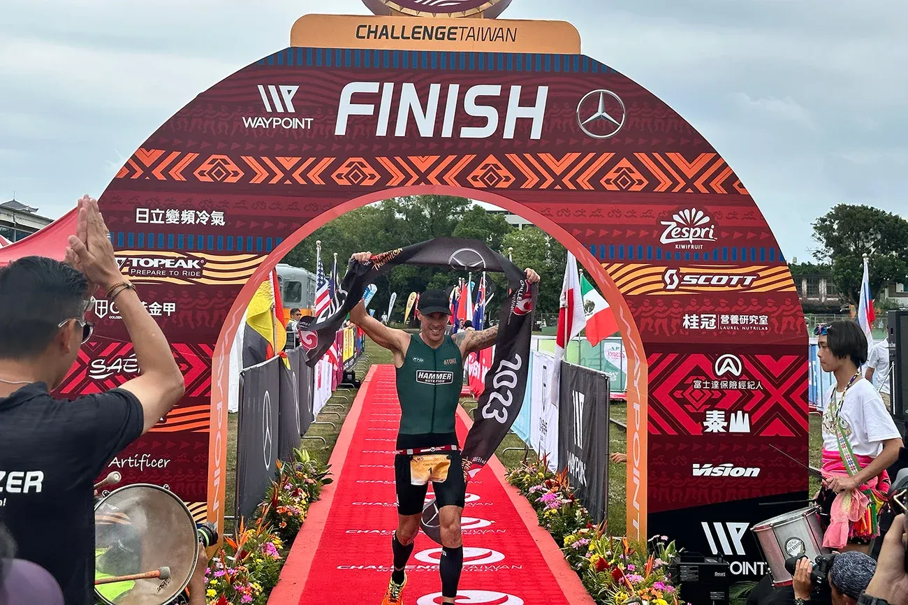 Caleb Noble and Amelia Watkinson triumph at Challenge Taiwan, Asia's largest long-distance triathlon Post image